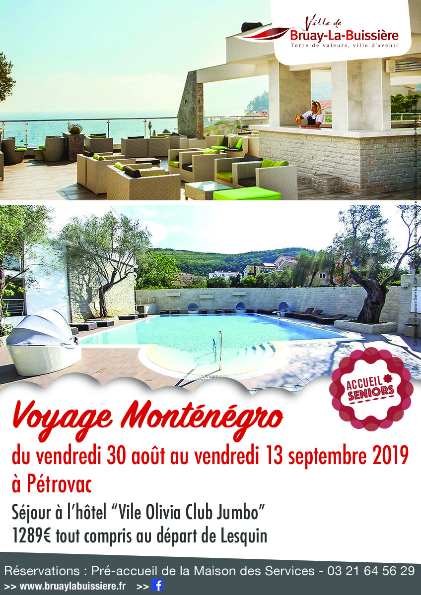 Affiche voyage Monténégro 2019