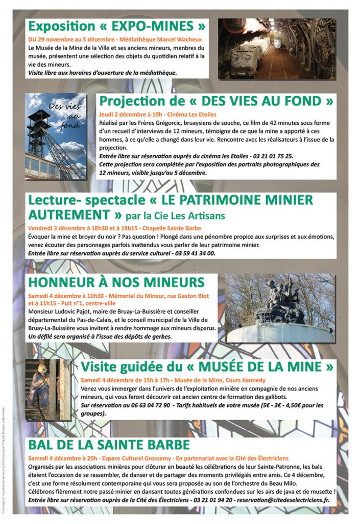 Programme Sainte Barbe