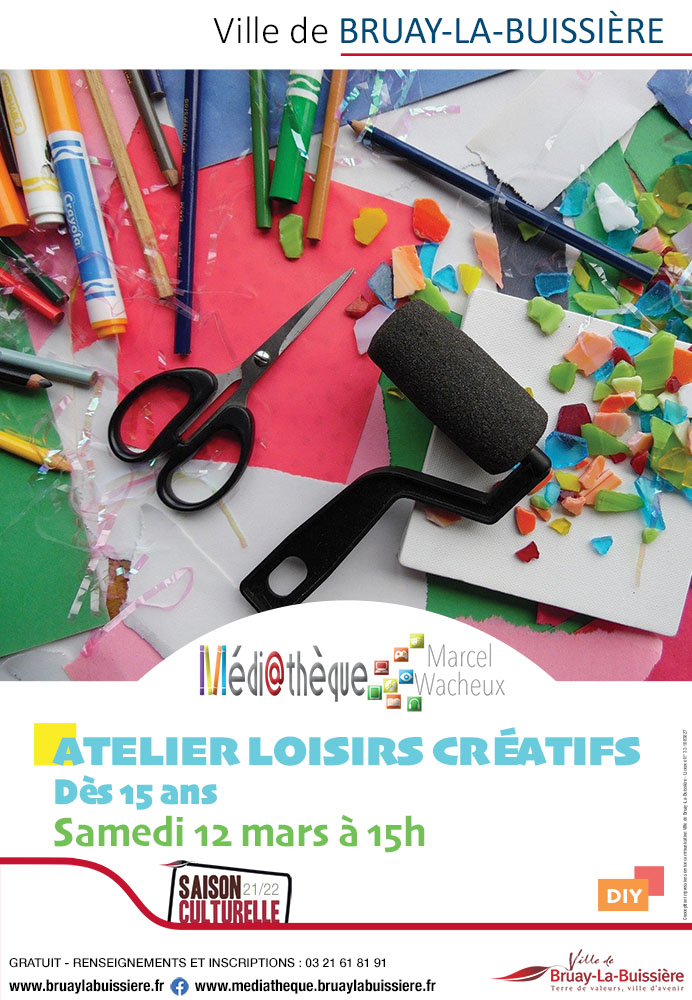 Atelier loisirs créatifs – Activités manuelles – Ville de Bruay-La-Buissière