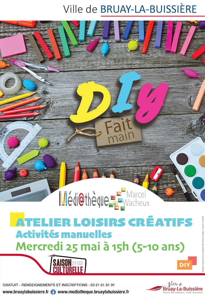 Atelier loisirs créatifs – Activités manuelles – Ville de Bruay-La-Buissière