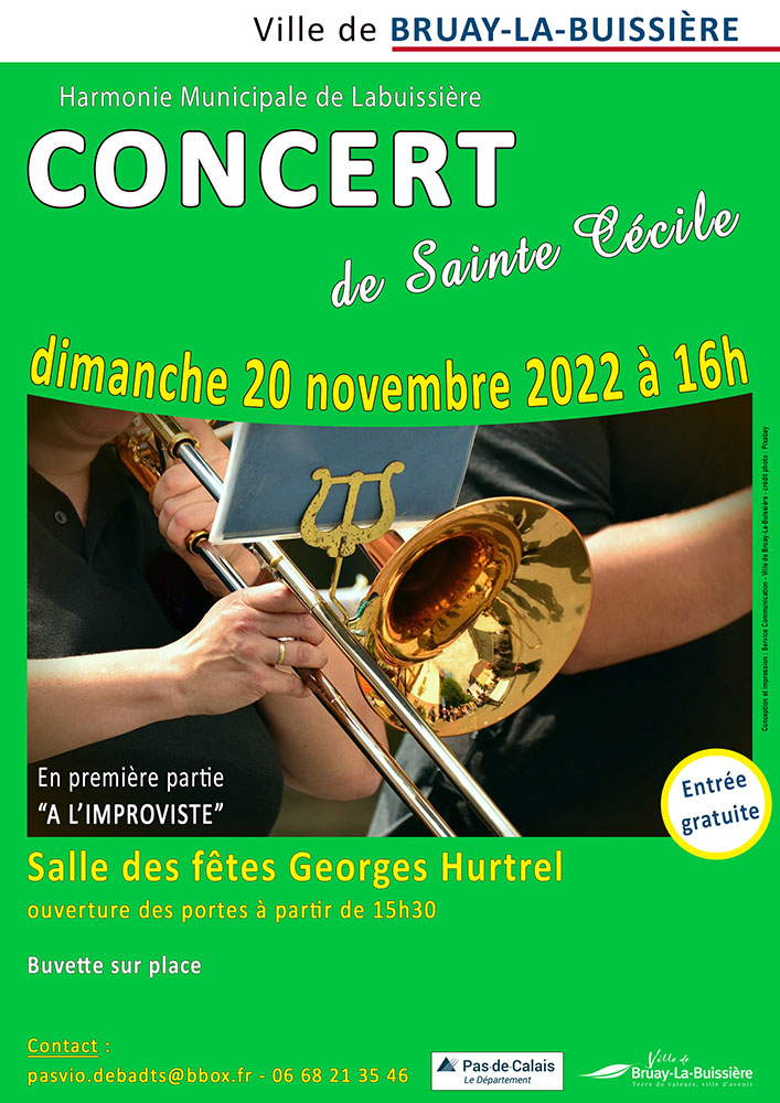 2022-harmonie de Labuissière-concert de St Cécile