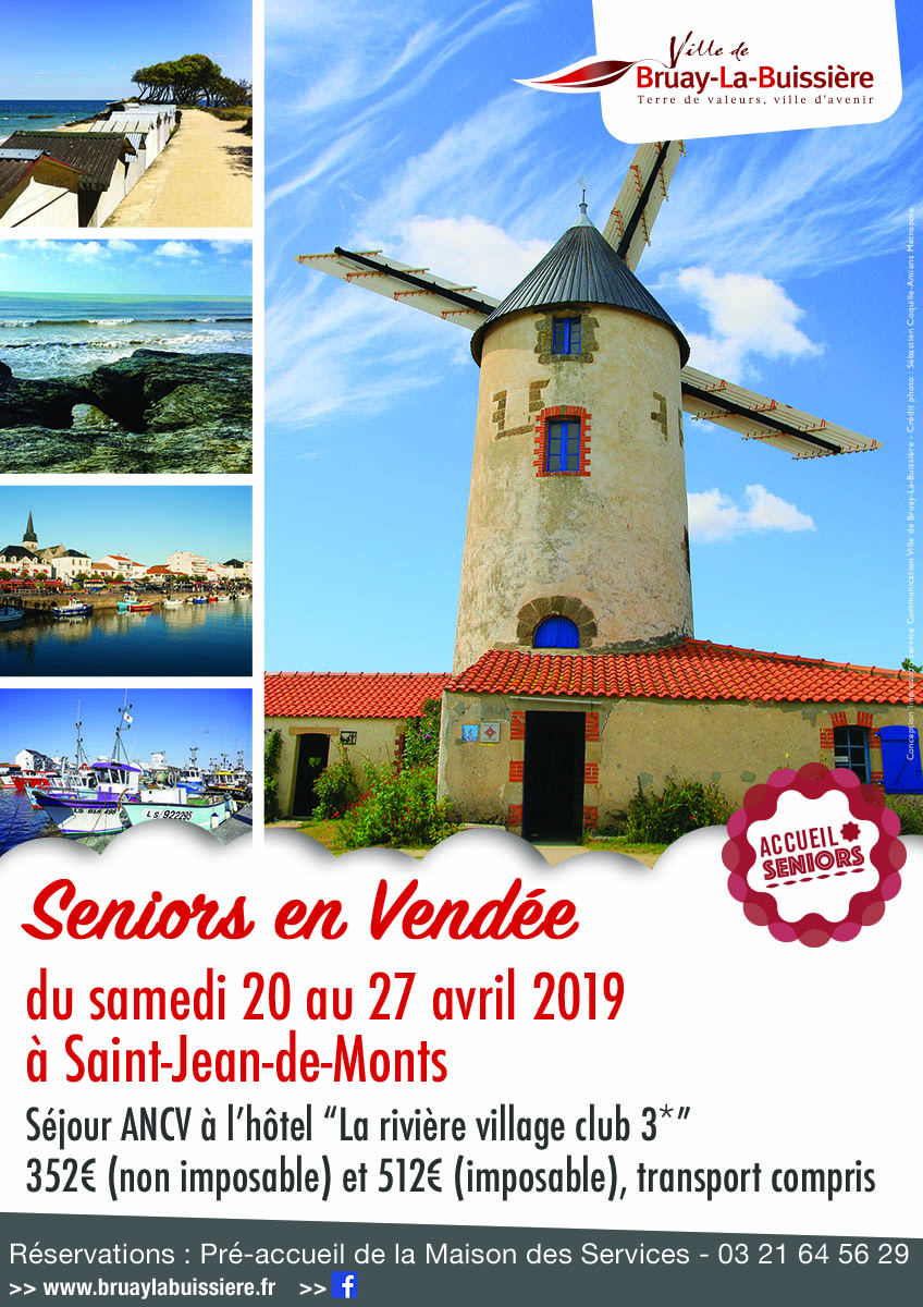 Affiche seniors en Vendée