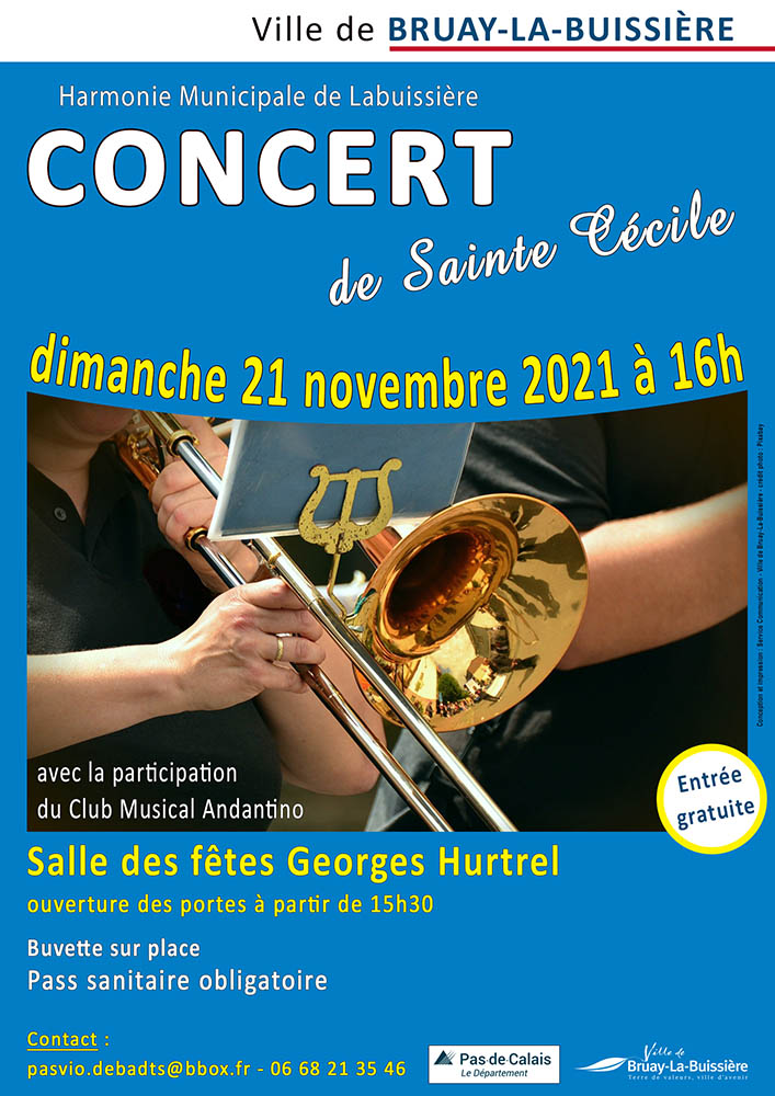 2021-harmonie de Labuissière-concert de St Cécile