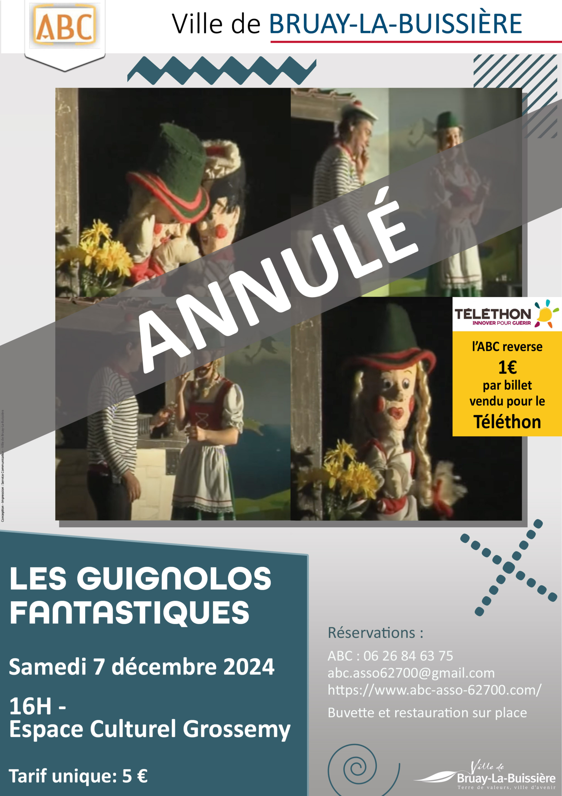 Les guignolos fantastiques annulé