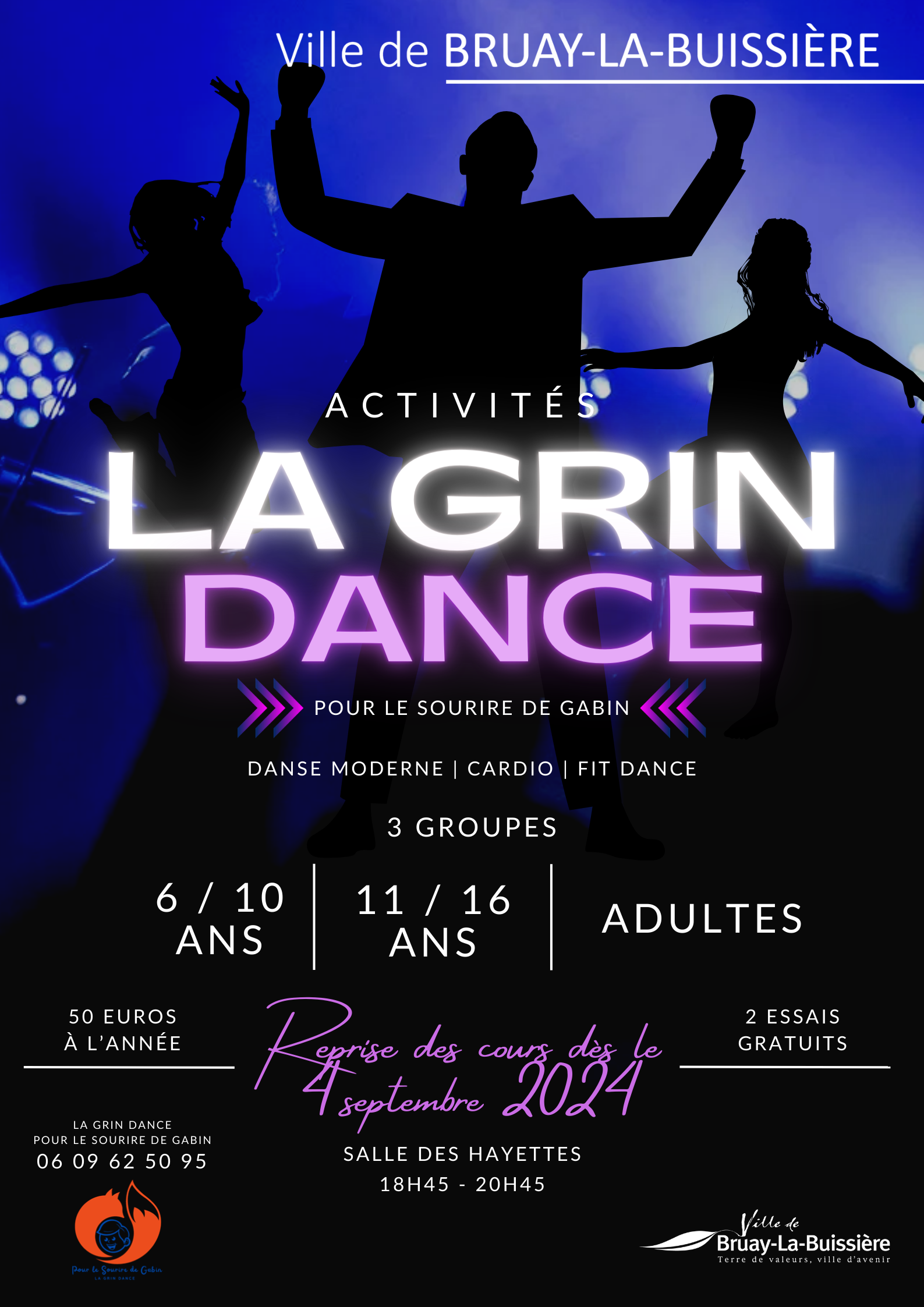 Affiche Cours 2024 Grin Dance