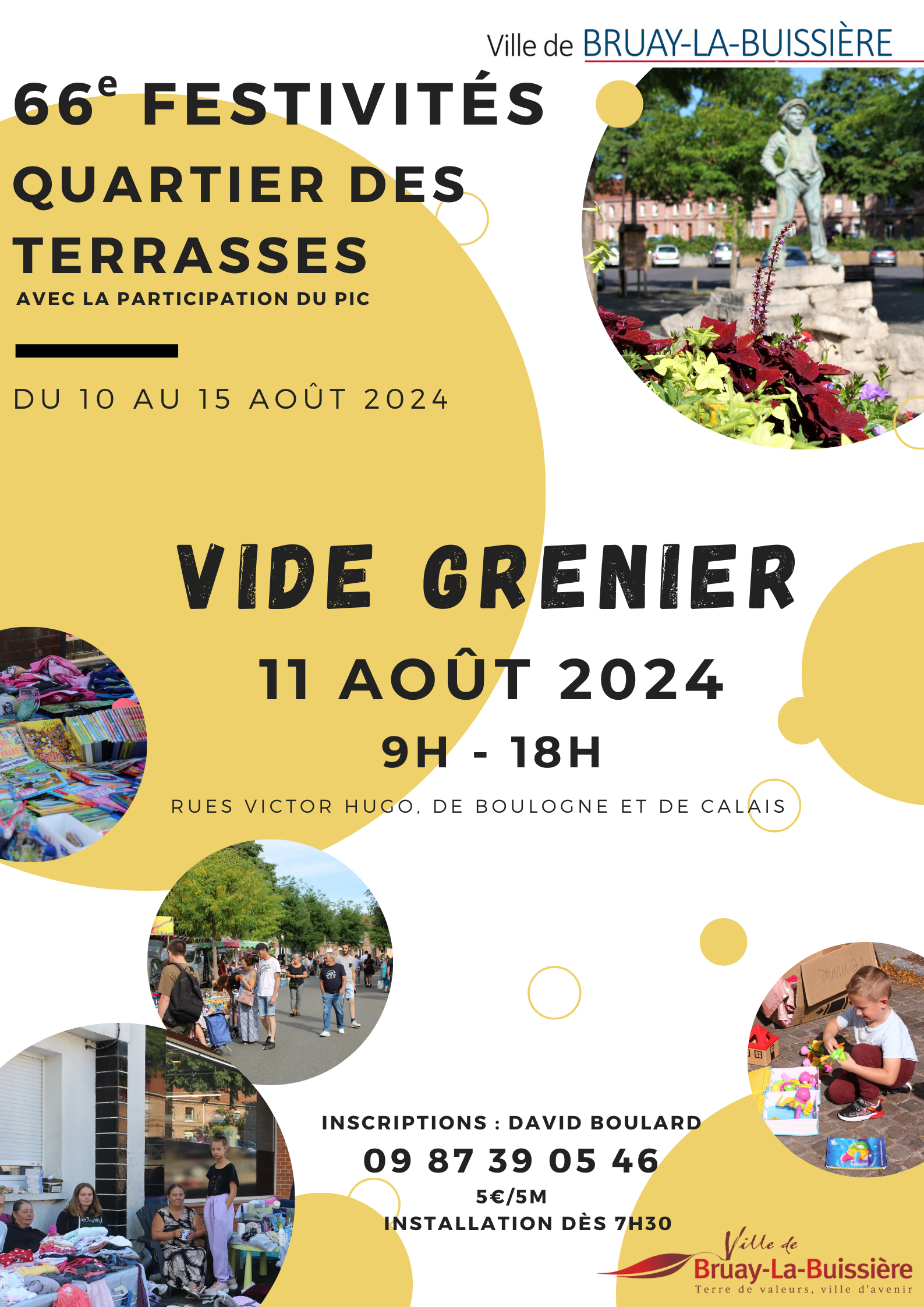 Vide grenier 11 aout 2024