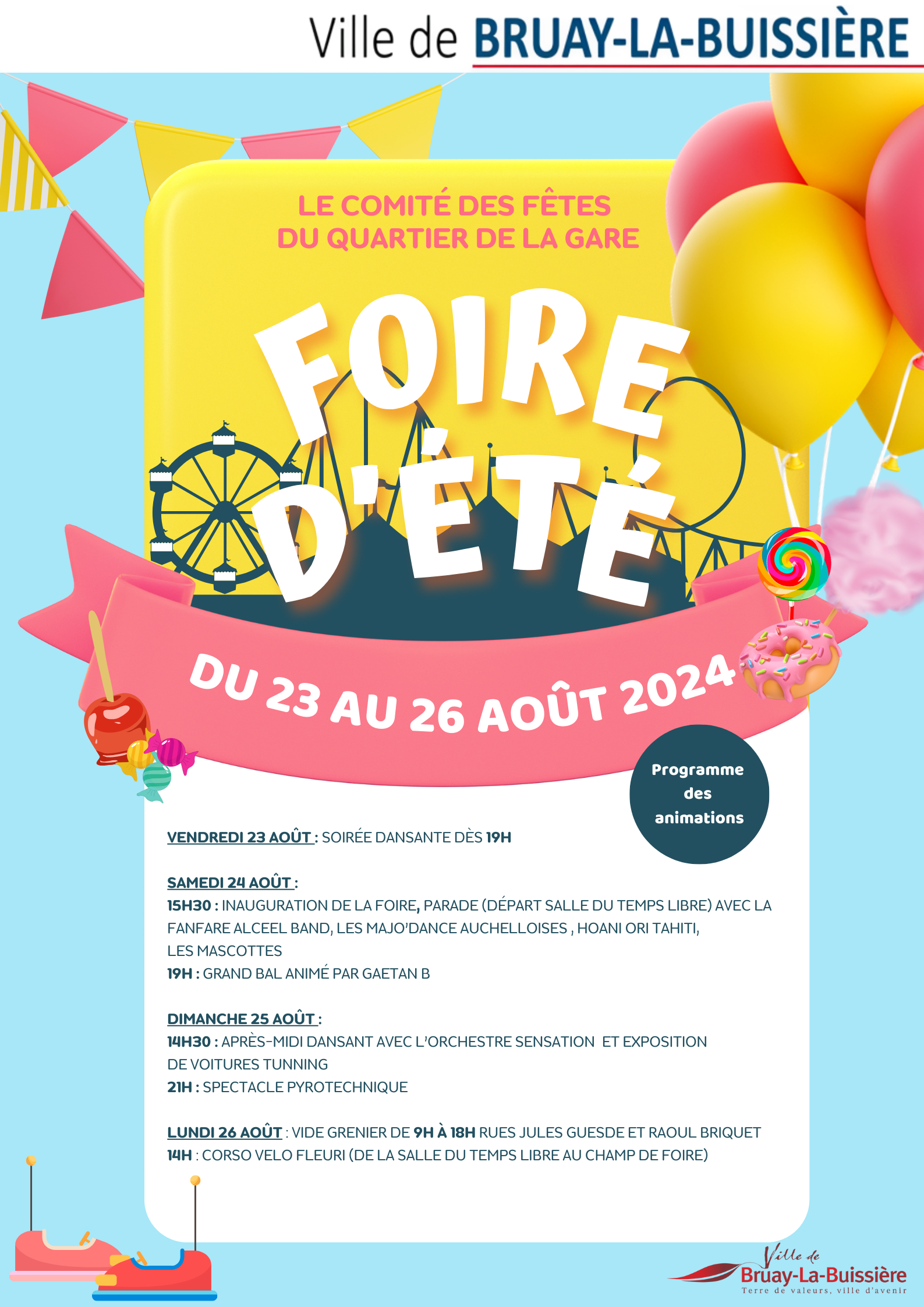 le comité des fêtes du quartier de la gare 2024