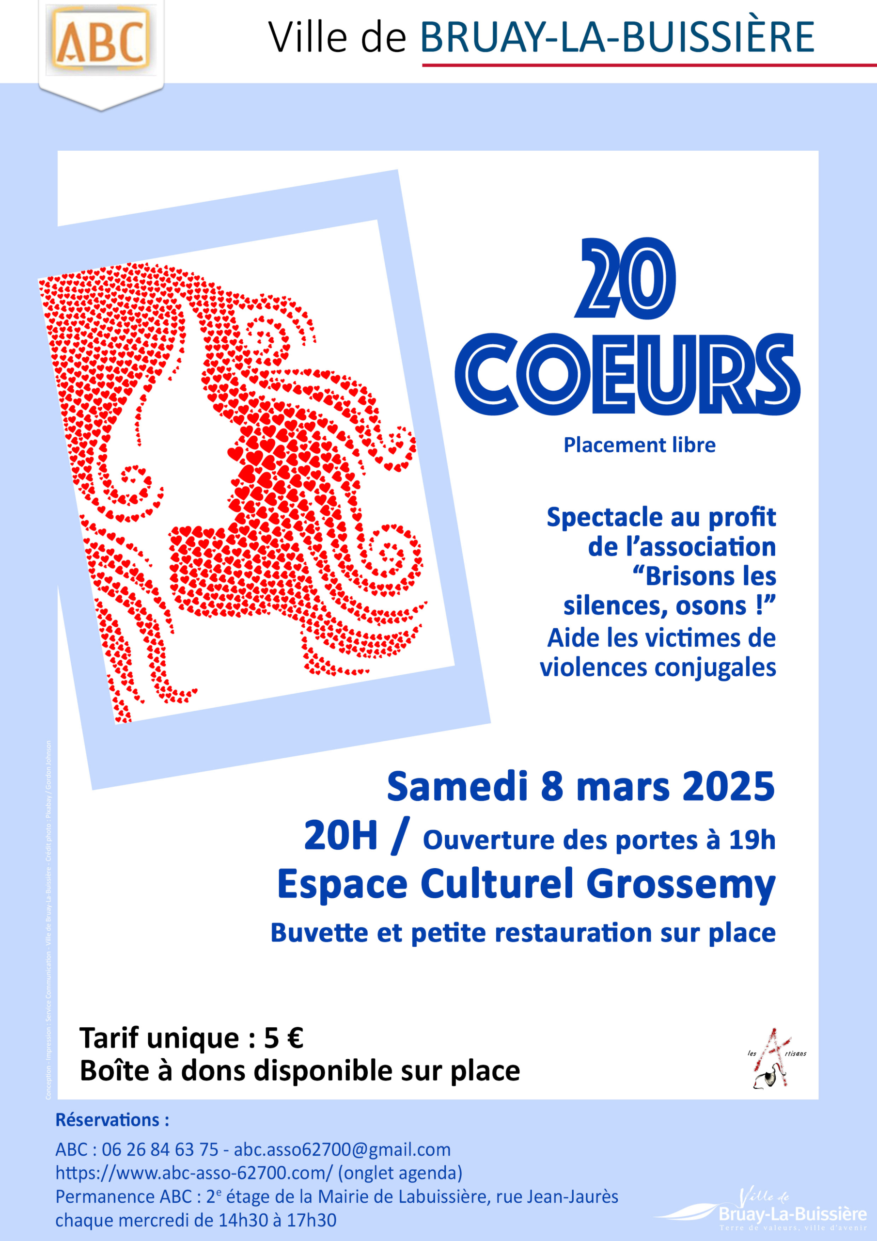 20 coeurs