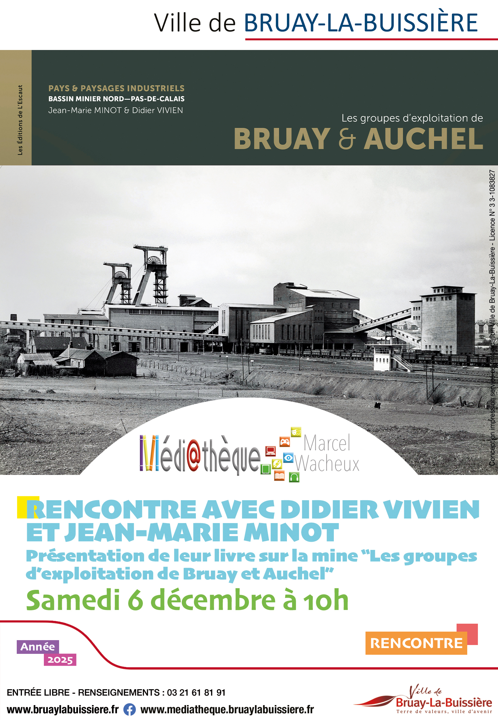 2025-médiathèque-Rencontre avec Didier vivien et jean-marie minot