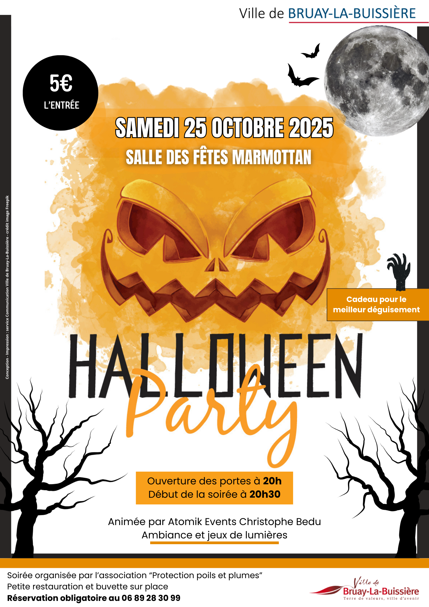 25-10-2025 Soirée Halloween Protection Poils et Plumes