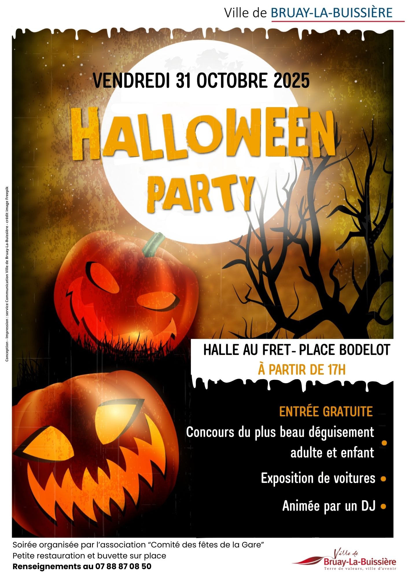 31-10-2025 Soirée Halloween Comité des fêtes de la Gare