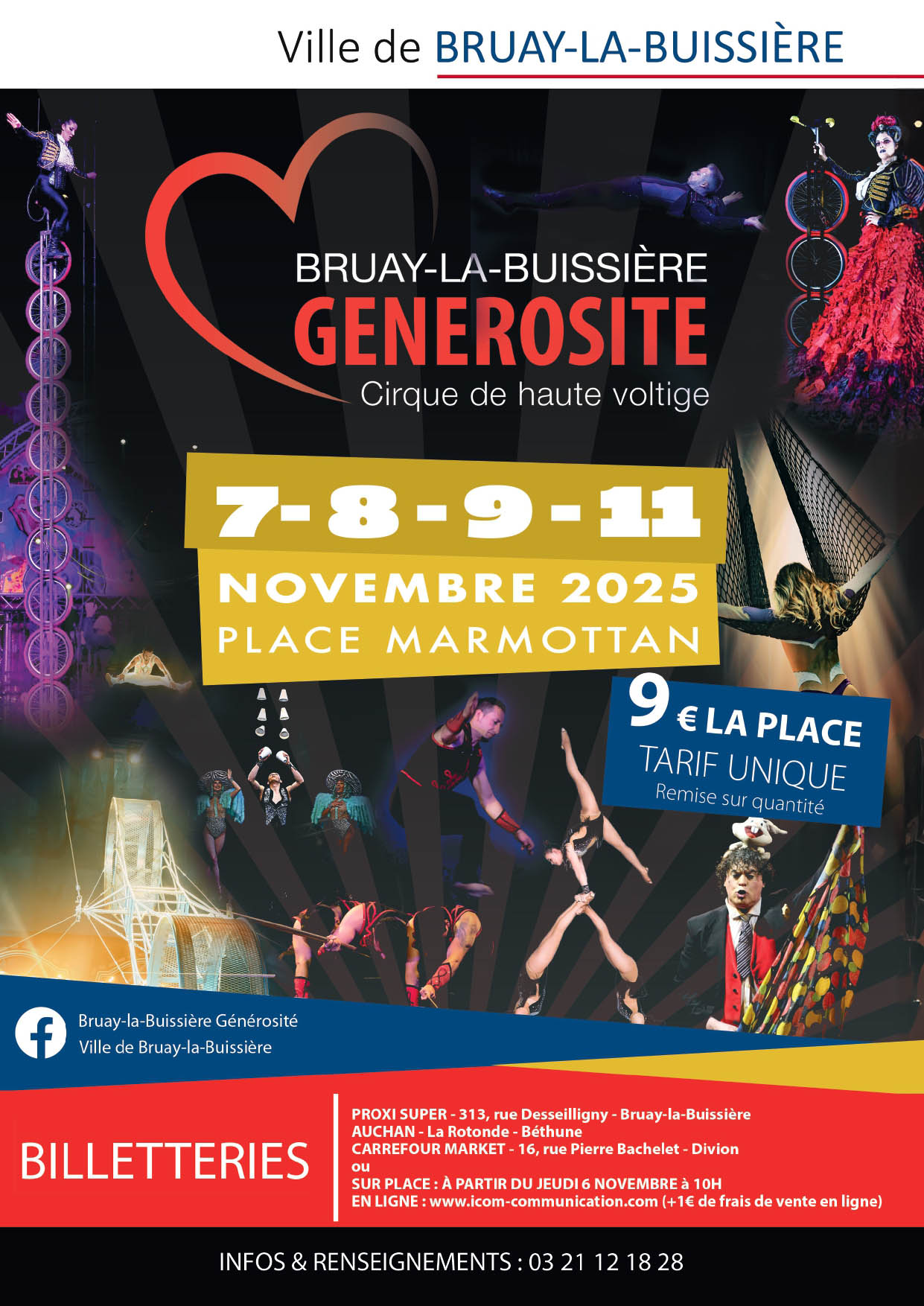Affiche 2025 Cirque Générosité