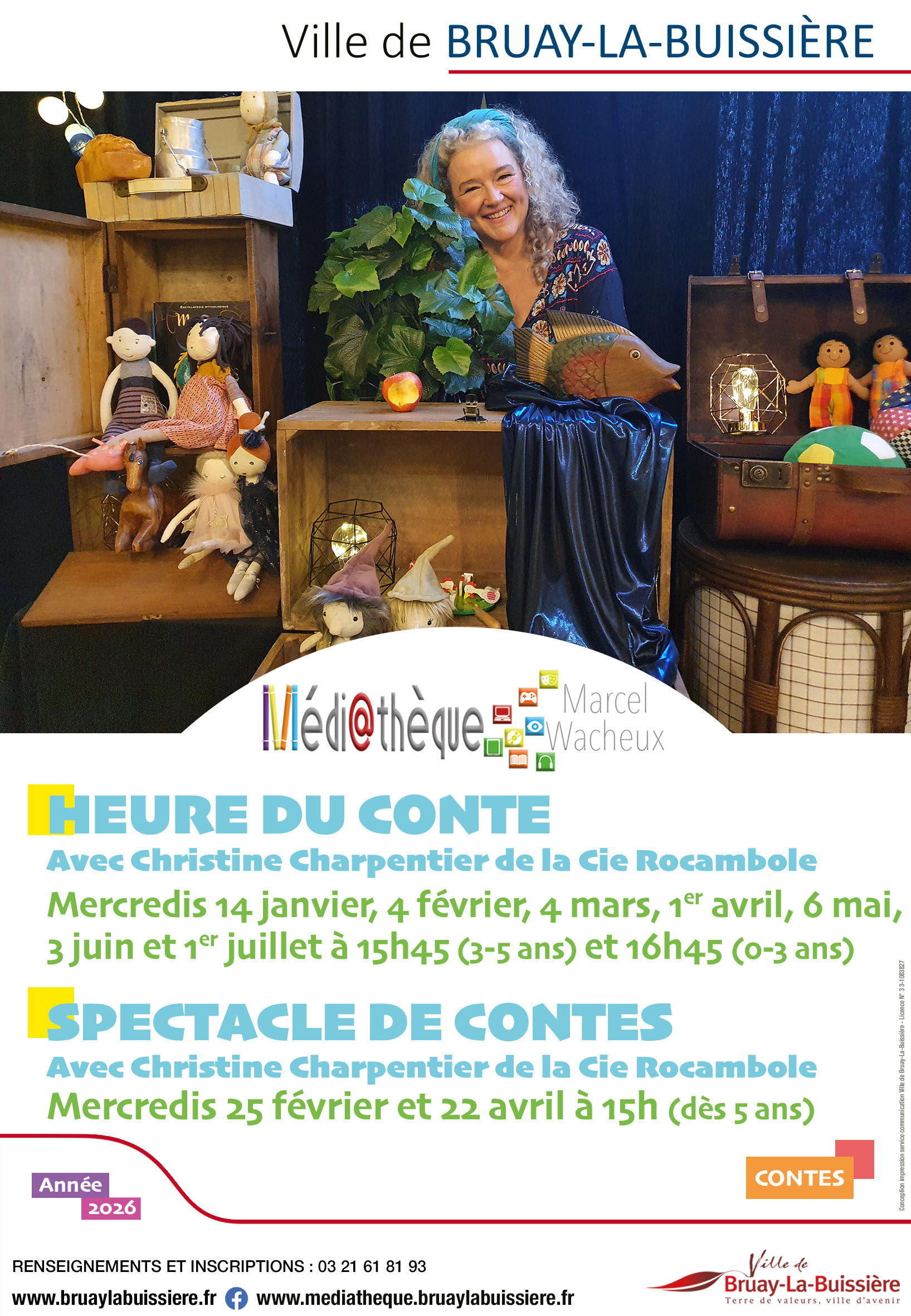 2025-médiathèque-L'heure du conte et spectacles