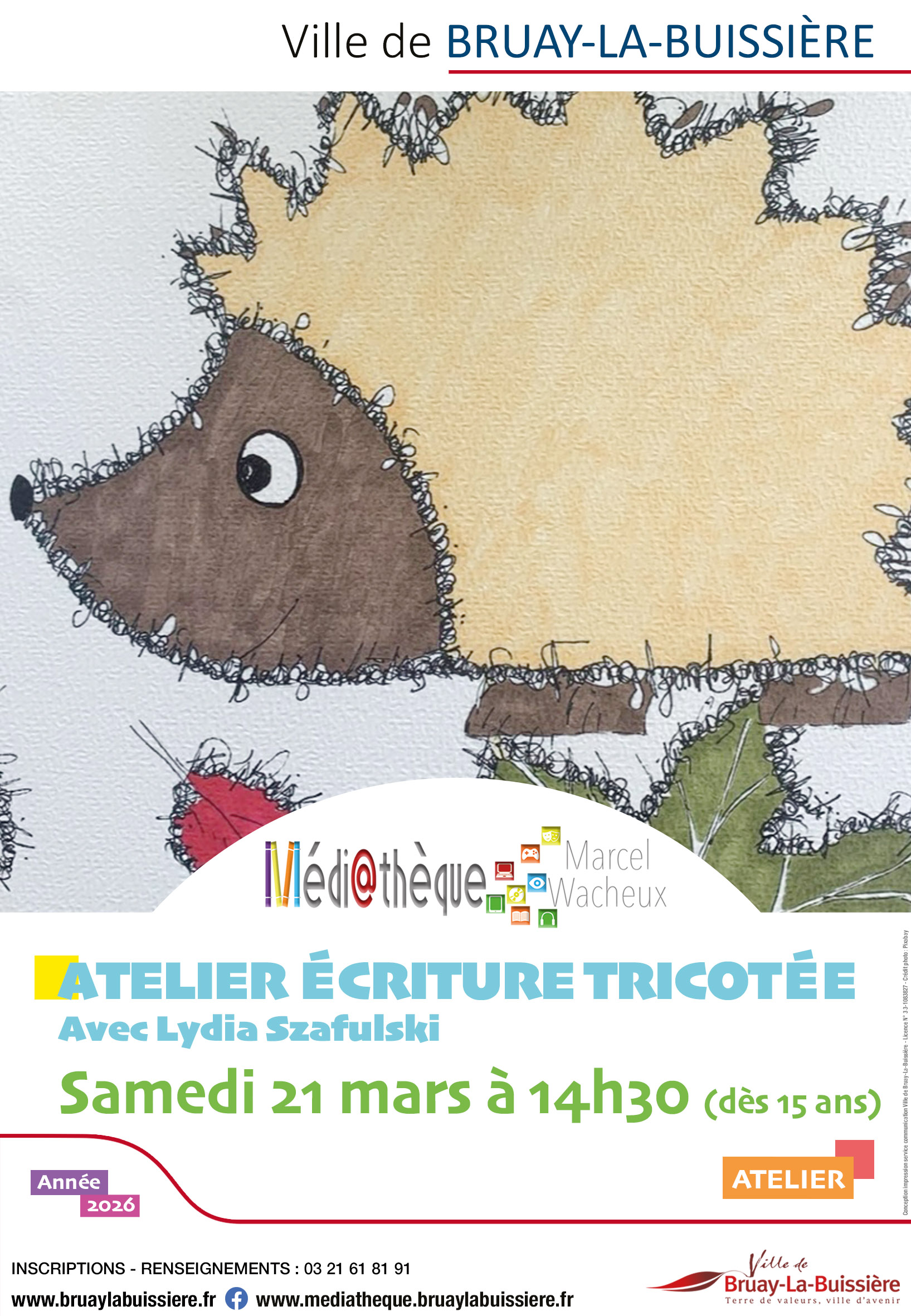 2026-médiathèque-Ecriture tricotée