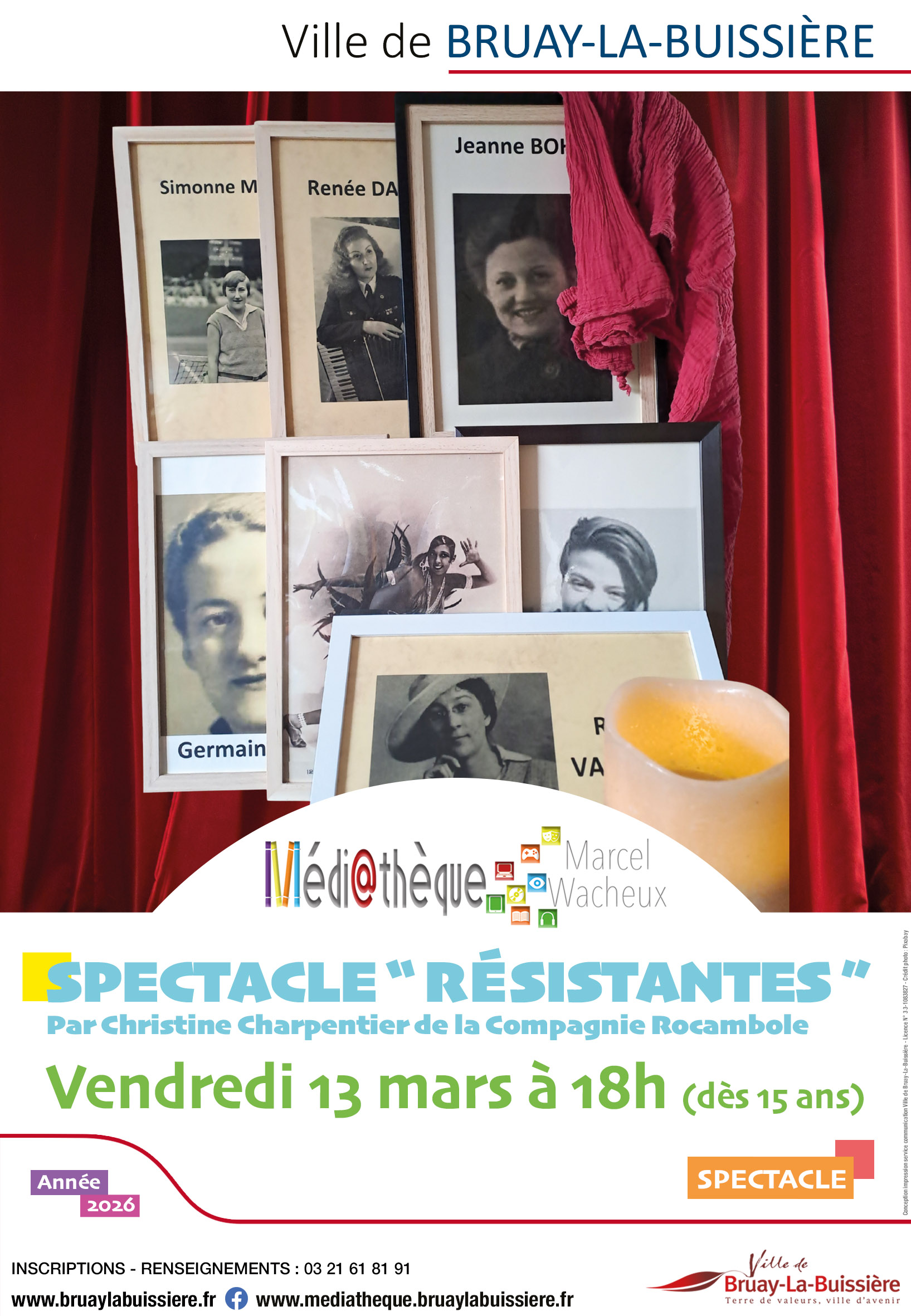 2026-médiathèque-Spectacle Résistantes