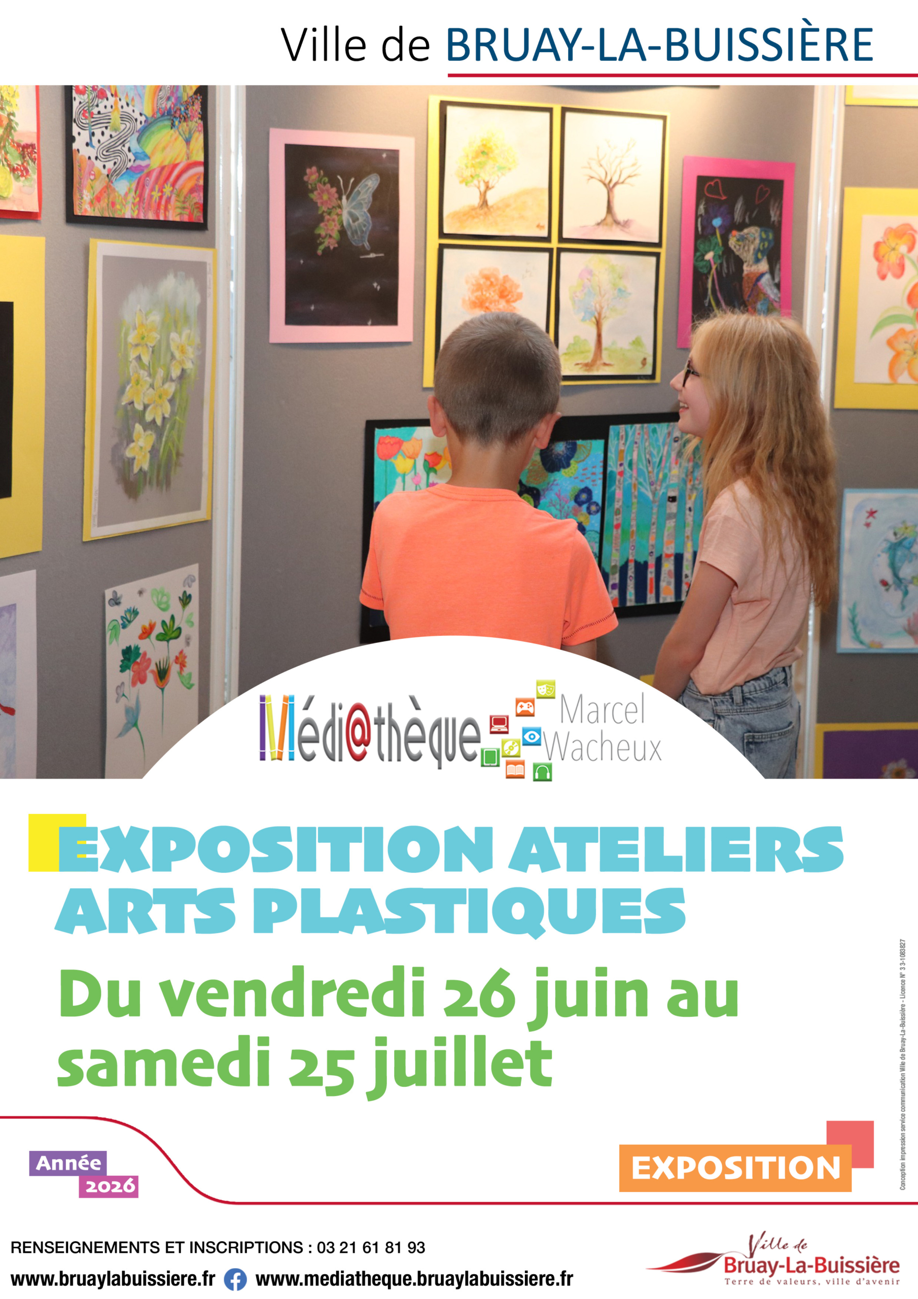2026- médiathèque - EXPO ARTS PLASTIQUES
