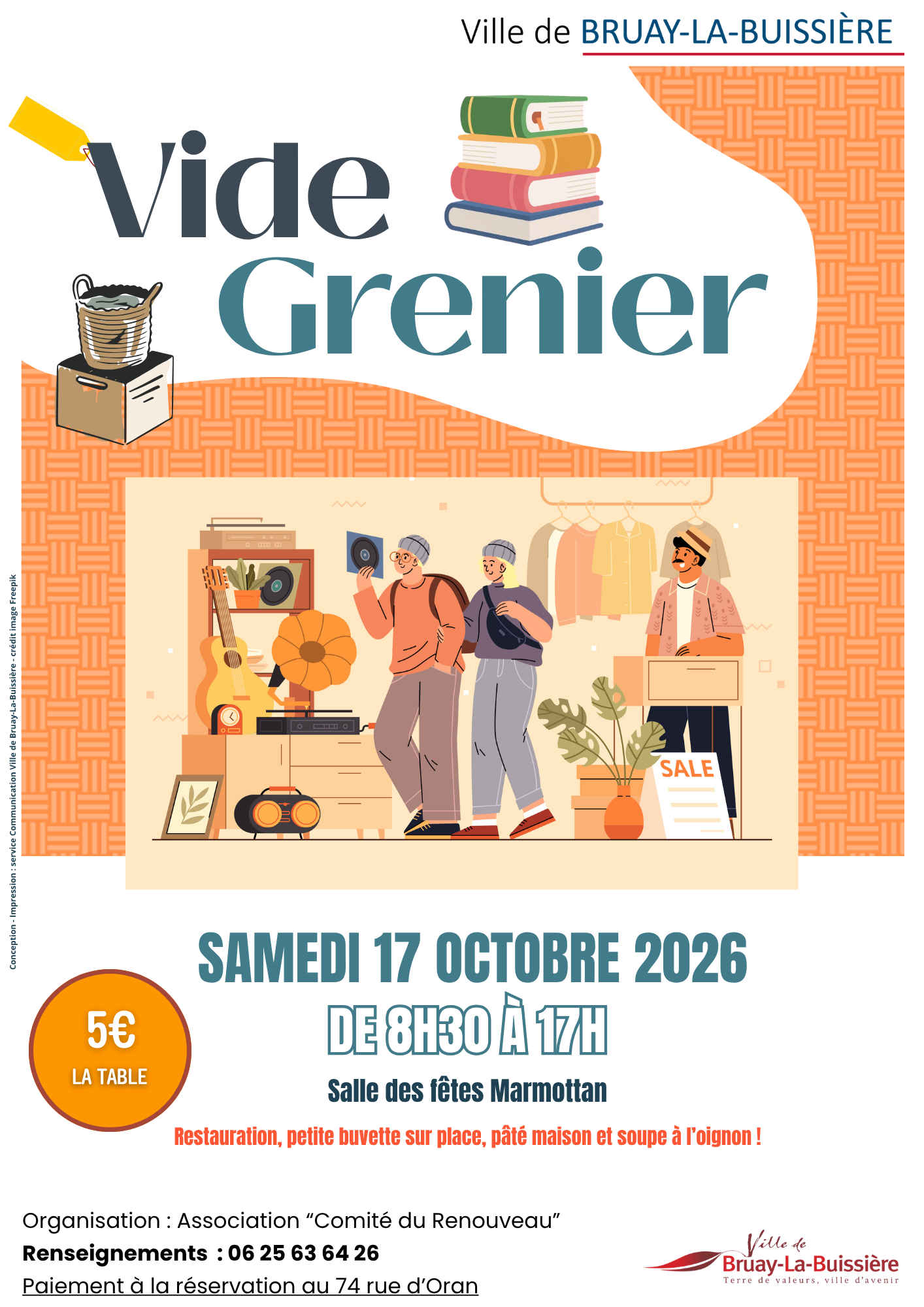 17-10-2026 vide grenier Comité du Renouveau