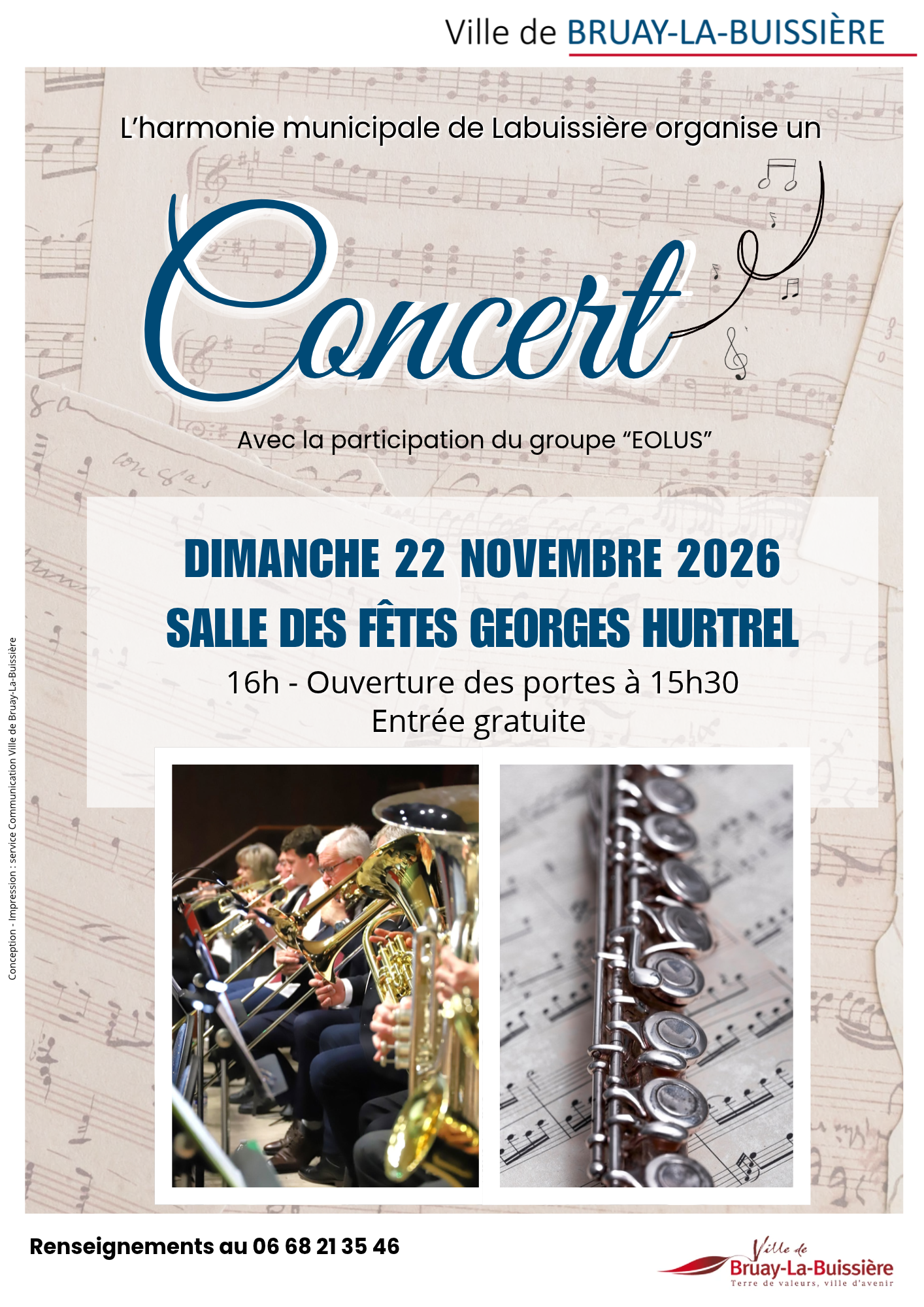 22-11-2026 Concert Harmonie Labuissière